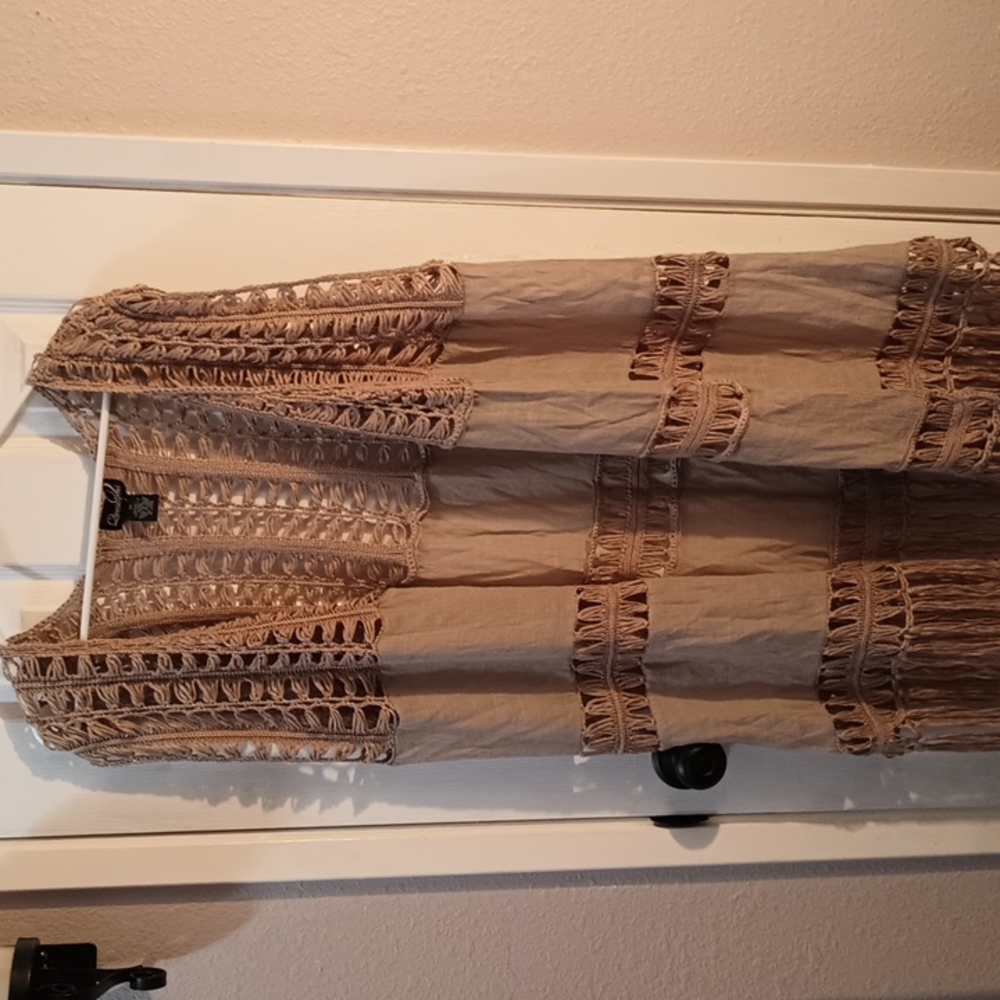Crochet Midi Vest